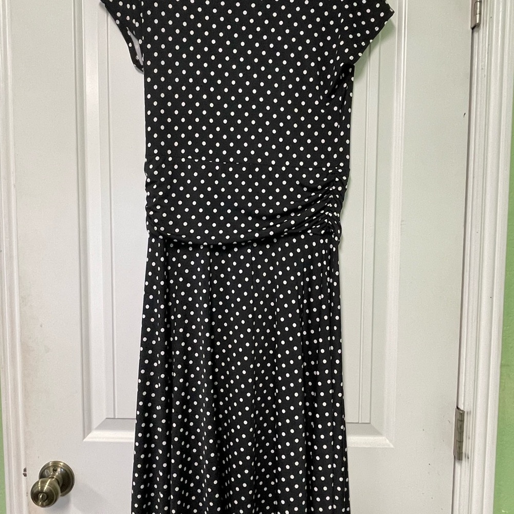 Black Polka Dot Dress - Picture 4 of 4